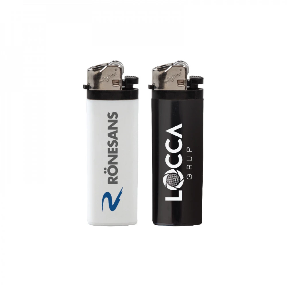 YMN-224 I-Lighter Mi̇di̇ Taşlı Si̇boplu Çakmak Firmaya Özel Baskı