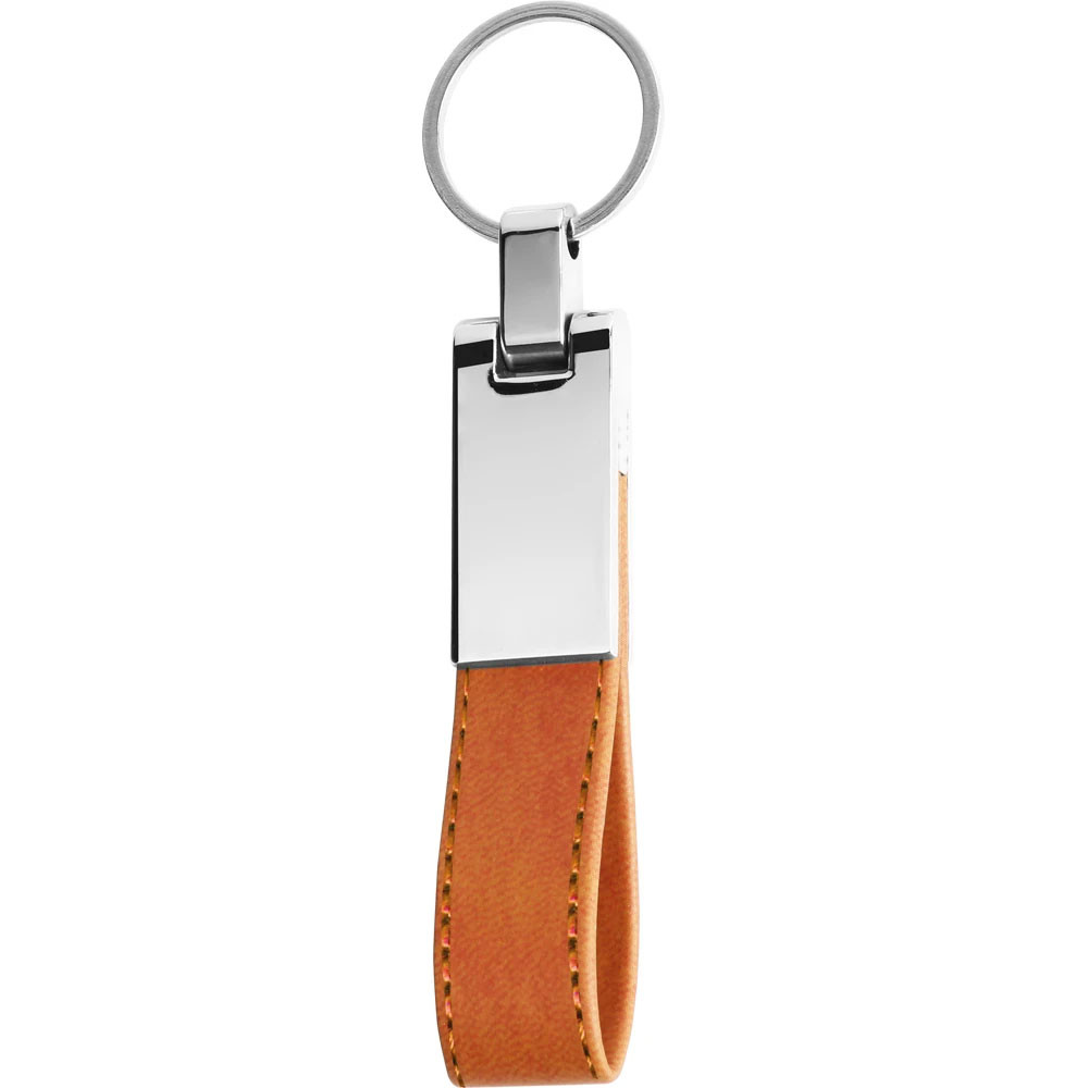 AN-5285-Taba Metal Anahtarlık Çift Yön Lazer Baskı